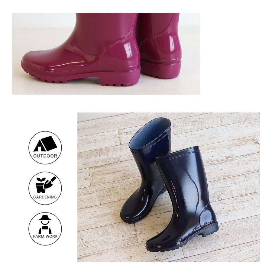 長靴 レディース 女性用 ガーデニング アウトドア 軽い レイン