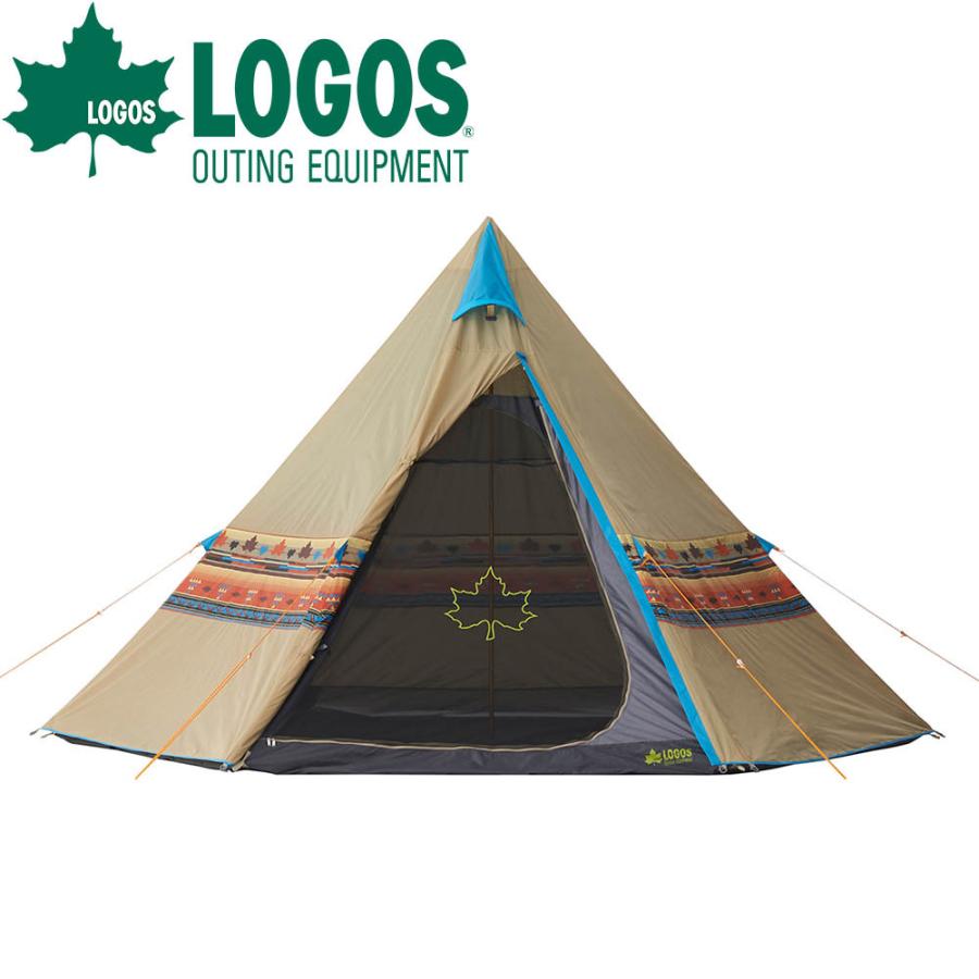 ロゴス LOGOS ナバホ Tepee 400 ワンポールテント ティピーテント テント ファミリー タープテント タープ キャンプ アウトドア キャンプ用品 アウトドア用品｜s-martceleble