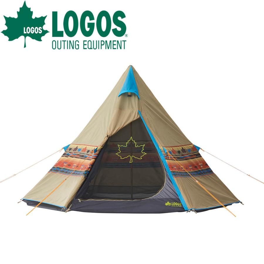 ロゴス LOGOS ナバホ Tepee 300 ワンポールテント ティピーテント テント ファミリー 小型 タープテント キャンプ アウトドア キャンプ用品 アウトドア用品｜s-martceleble