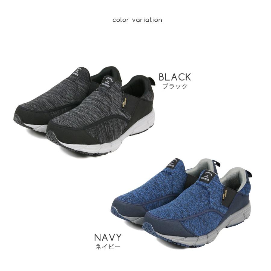 シューズ(男性用) NAPNAP 手を使わずに立ったまま履ける メンズ スリッポン 防水シューズ GAINER