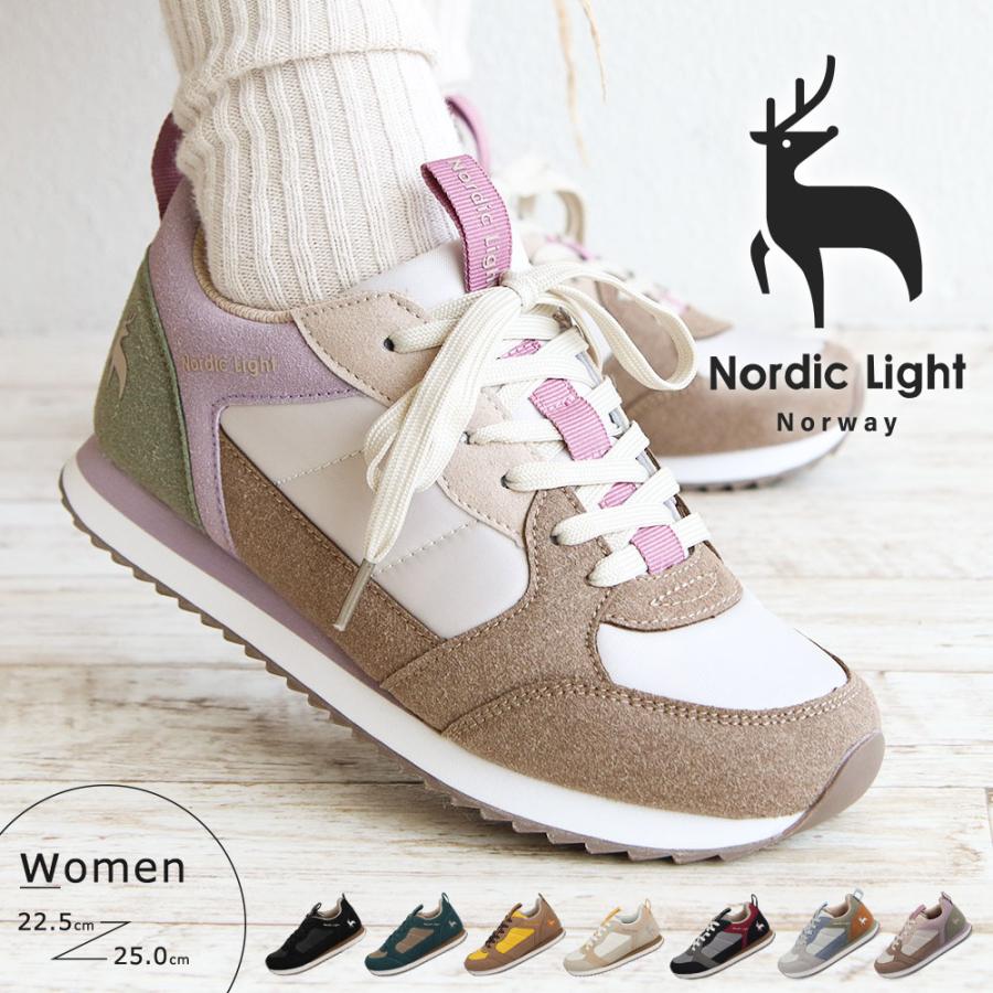 ノルディックライト スニーカー レディース 黒 ローカット 紐靴 北欧 ノルウェー ブラック ブラウン カーキ Nordic Light Nl040 Nl0040f S Mart Yahoo Japan店 通販 Yahoo ショッピング