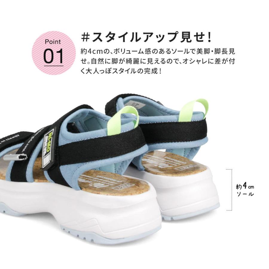 経典ブランド スポーツサンダル キッズ 女の子 サンダル 厚底 脱げにくい ジュニア 小学生 子供靴 夏 女子 ムーンスター ニーモ 黒 ブラック パープル 紫 カラフル J061 Aynaelda Com