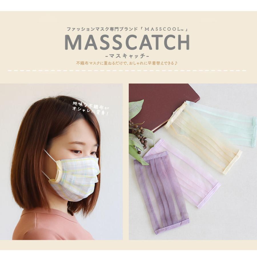 マスク カバー おしゃれ マスクカバー 可愛い 不織布 カラフル 着せ替え 洗える オーガンジー素材 ファッション ブルー ピンク グレー 2枚組 S Mart Paypayモール店 通販 Paypayモール