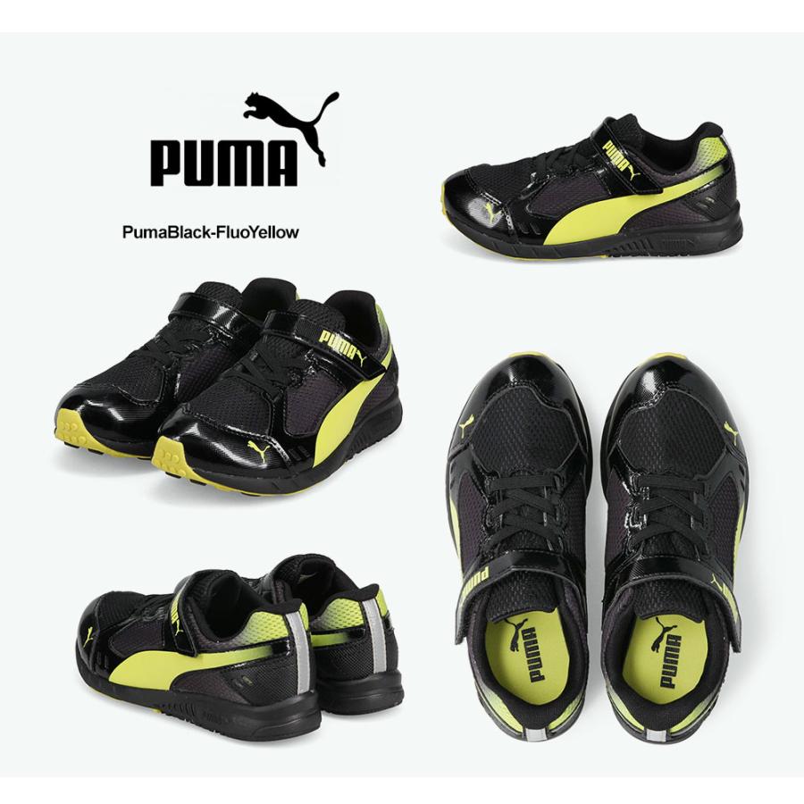 プーマ スニーカー ジュニア puma キッズ スピードモンスター 黒 オレンジ ピンク イエロー Speed Monster v3 190266｜s-martceleble｜10