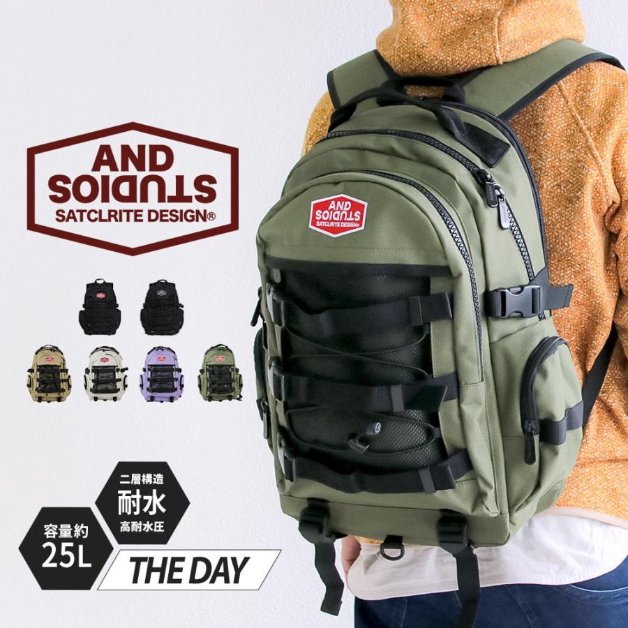 バックパック メンズ レディース 大容量 耐水 リュックサック デイパック Pc収納 通勤 アウトドア サテライト ザ デイ ブラック ラベンダー カーキ ベージュ Scope And Theday S Mart Yahoo Japan店 通販 Yahoo ショッピング