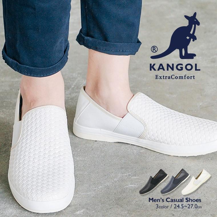 カンゴール Kangol カジュアルシューズ メンズ スリッポン 防滑 歩きやすい ネイビー ホワイト ブラック ウォーキングシューズ 紐なし 男性用 旅行 父の日 Start Kgsf S Mart Yahoo Japan店 通販 Yahoo ショッピング