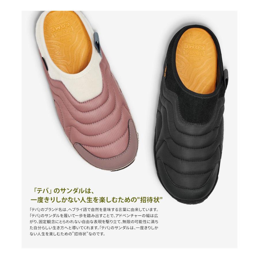 Teva（テバ） クロッグシューズ レディース 裏起毛 サボサンダル 防寒