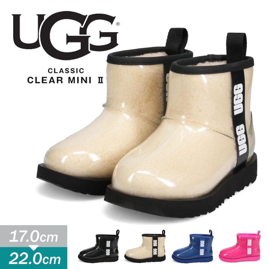 本日限定 アグ UGG レインシューズ CLASSIC CLEAR MIN 25cm