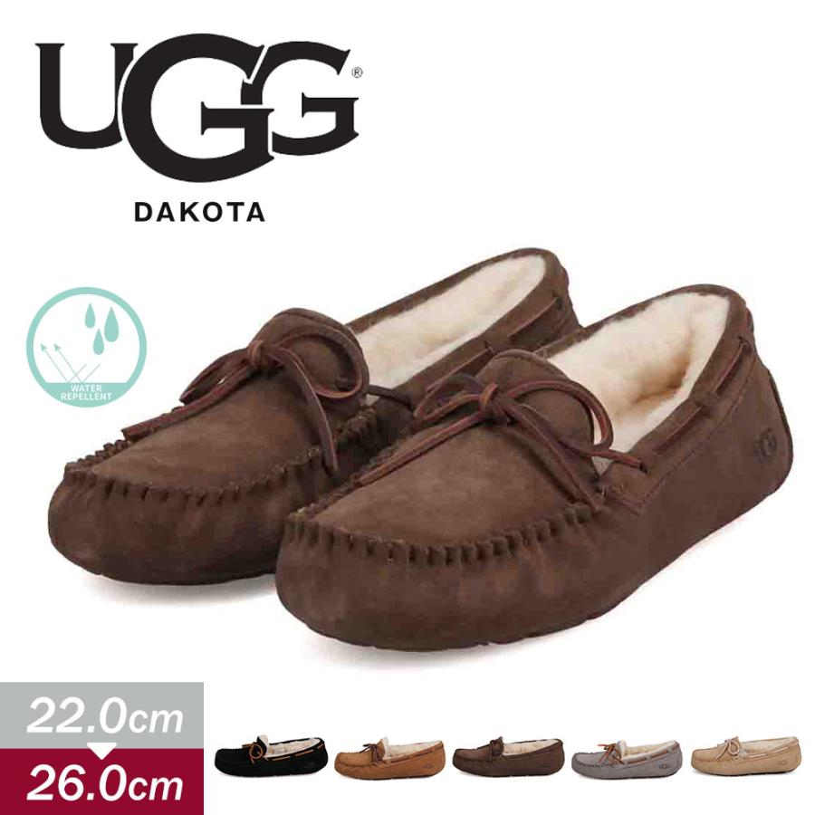 アグ モカシン レディース ugg dakota ダコタ 本革 スエード 撥水