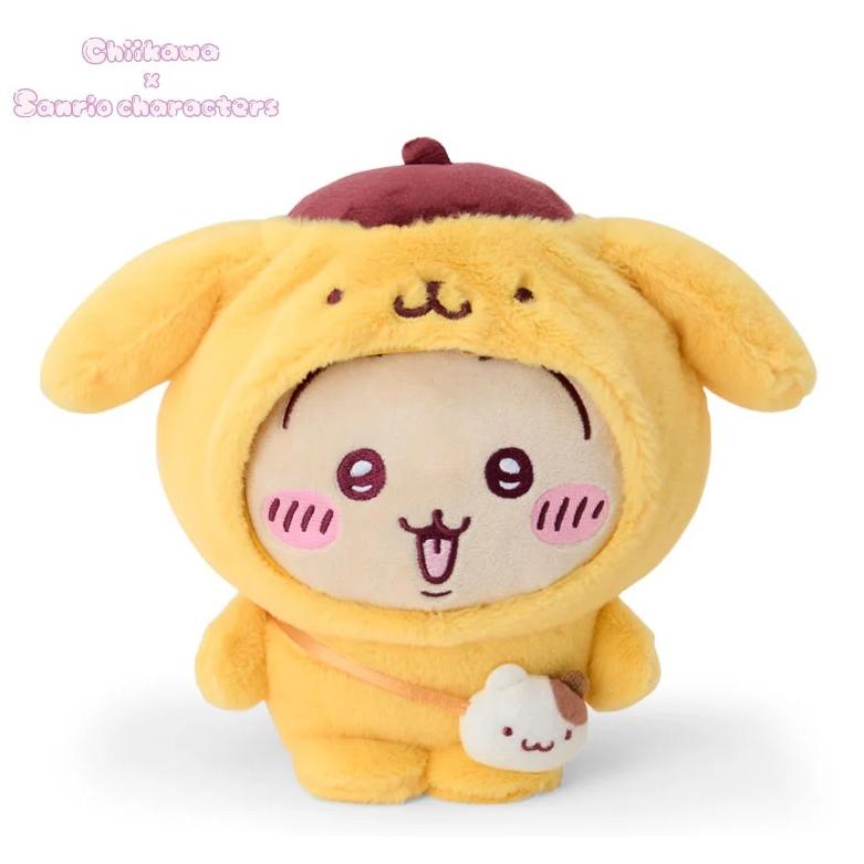 ちいかわ×サンリオ ぬいぐるみS（うさぎ・ポムポムプリン） 初回生産 sanrio（サンリオ） ちいかわ×サンリオ ぬいぐるみ うさぎ ポムポム