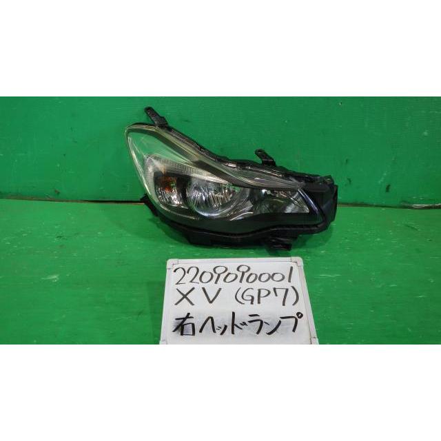 XV DBA-GP7 右ヘッドランプASSY XV2.0I-L アイサイト 4WD D4S P9932