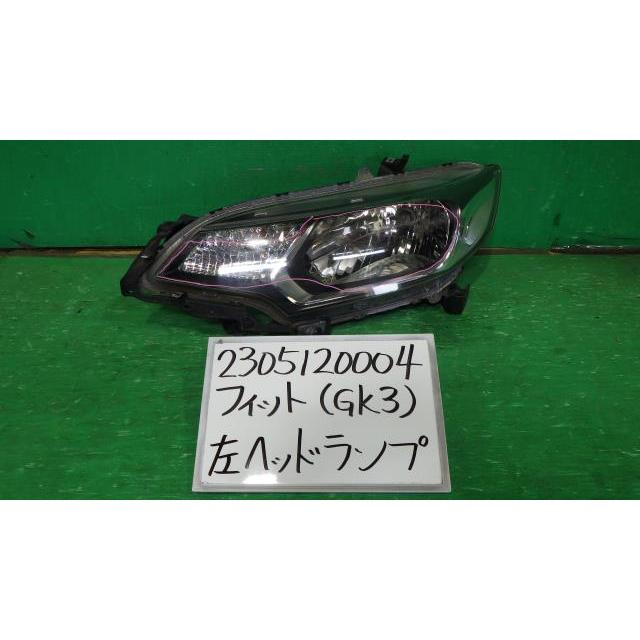 フィット DBA-GK3 左ヘッドランプASSY 13G Fパッケージ R81 W0349