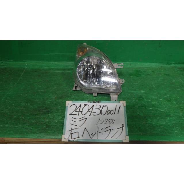 ミラ（ダイハツ） ミラ DBA-L275S 右ヘッドランプASSY Xスペシャル W09