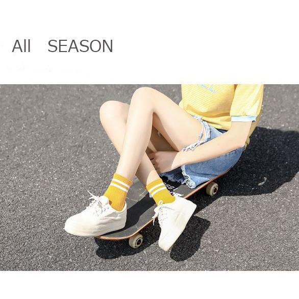 靴下 レディース おしゃれ セット 5足 激安 スニーカー ソックス カラフル カラー ライン 暖かい 黒 緑 赤 白 黄色 5足セット 185 エスムーン 通販 Yahoo ショッピング