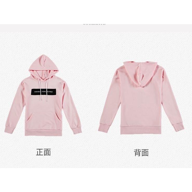 レディース パーカー 薄手 白 ピンク ワンポイント 細身 可愛い きれいめ 人気 トレンド 秋 冬 81 エスムーン 通販 Yahoo ショッピング