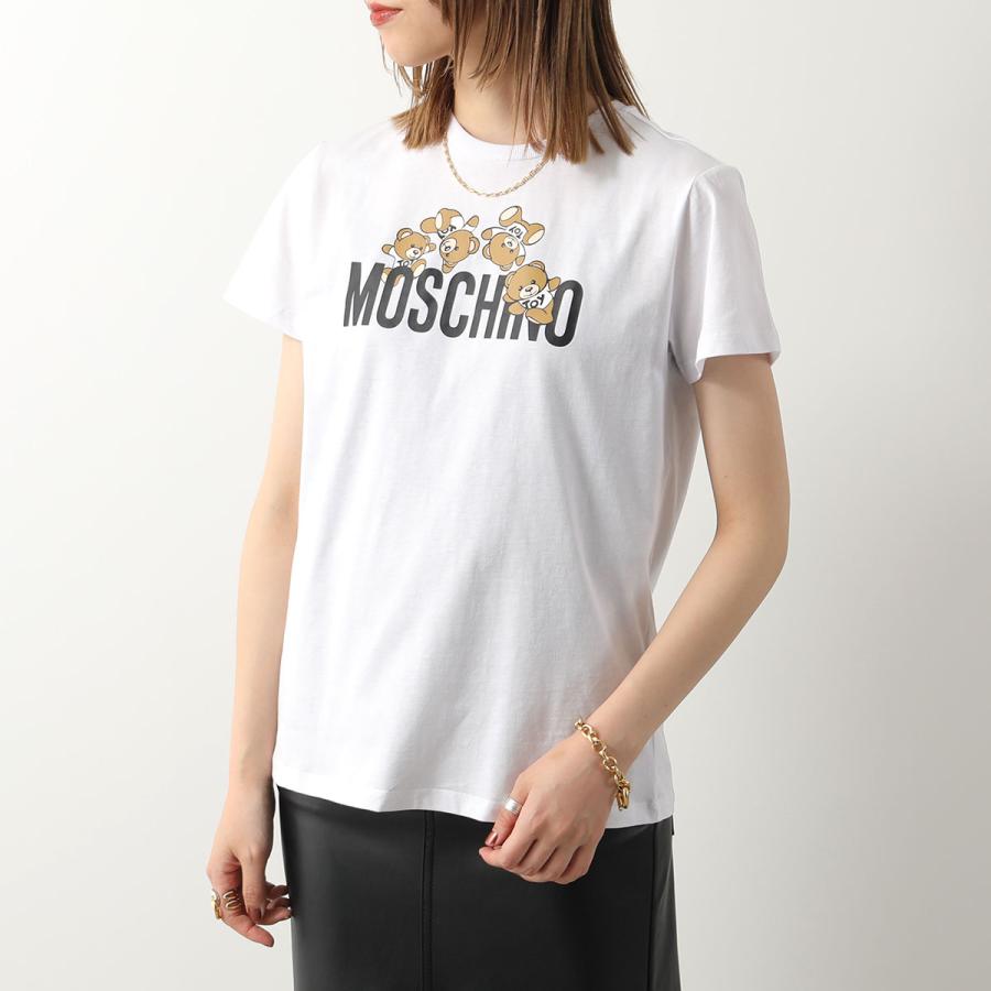 MOSCHINO KIDS モスキーノ キッズ Tシャツ HMM04K LAA03 レディース ガールズ 半袖 クルーネック カットソー ロゴT テディベア カラー3色｜s-musee｜11