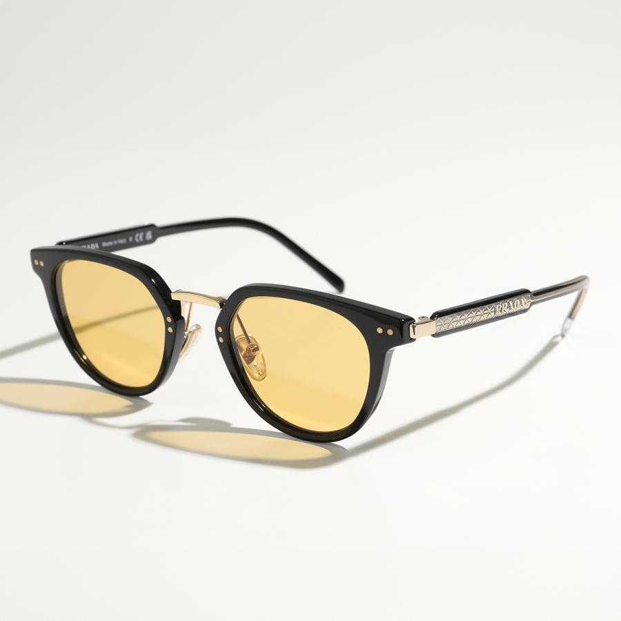 PRADA プラダ サングラス SPR17Y EAAV メンズ レディース ボストン型 メガネ 眼鏡 ロゴ アイウェア FE07M/LENSES-OCRA-CRI｜s-musee｜05