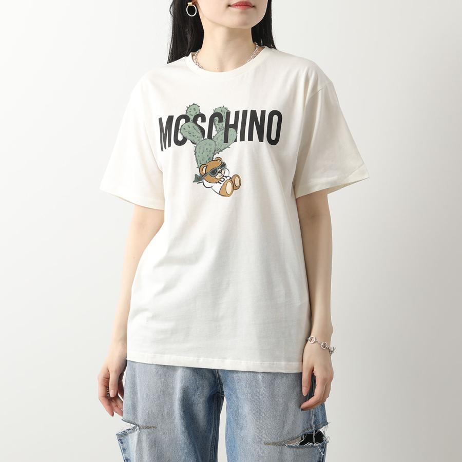 MOSCHINO KIDS モスキーノ キッズ Tシャツ HTM03R LAA02 レディース ガールズ 半袖 クルーネック カットソー ロゴT テディベア カラー2色｜s-musee｜07