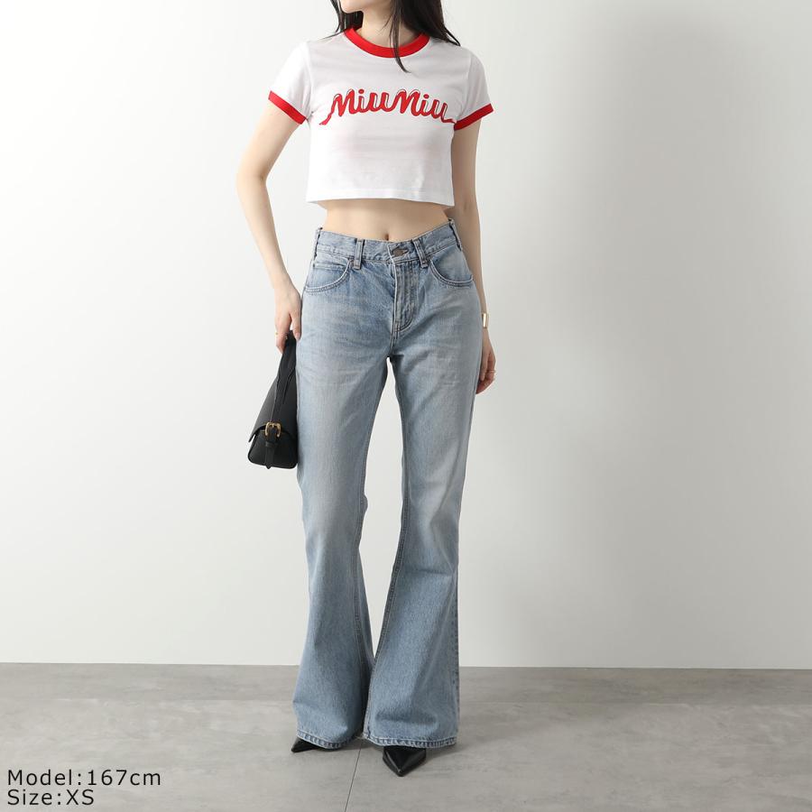 miu MIUMIU ミュウミュウ Tシャツ MJN520 14ES レディース 半袖 miu MIUMIU ミュウミュウ Tシャツ MJN520 14ES レディース 半袖