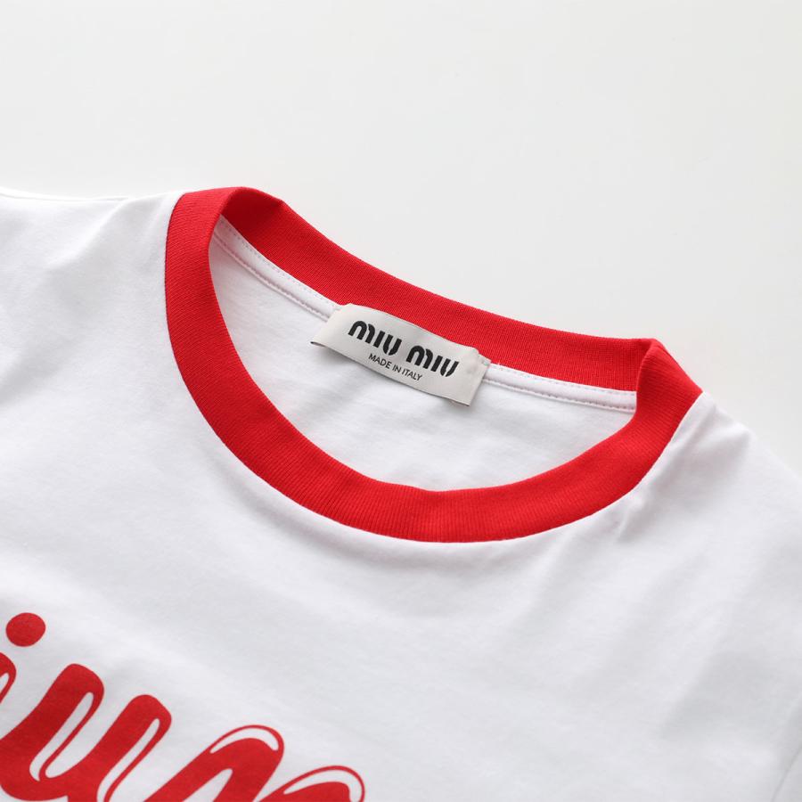 miu MIUMIU ミュウミュウ Tシャツ MJN520 14ES レディース 半袖 miu MIUMIU ミュウミュウ Tシャツ MJN520 14ES レディース 半袖