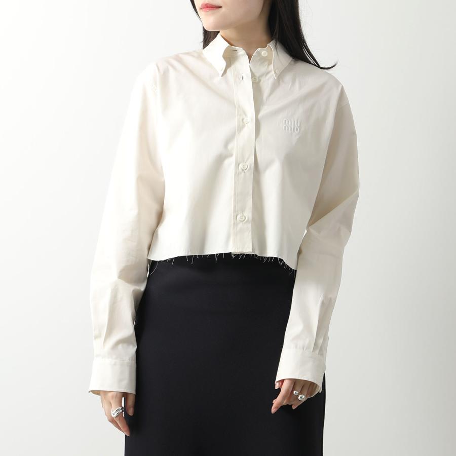 MIUMIU ミュウミュウ ポプリンシャツ MK1694 10RG レディース 長袖  