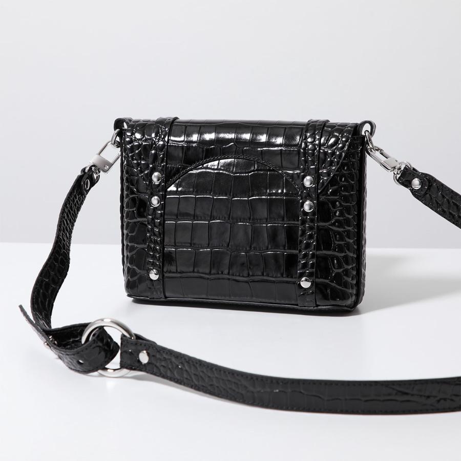 Vivienne Westwood ヴィヴィアンウエストウッド ショルダーバッグ KIM CROSSBODY キム 4304007VU-L003I レディース クロコ型押し レザー 鞄 N401/BLACK｜s-musee｜06