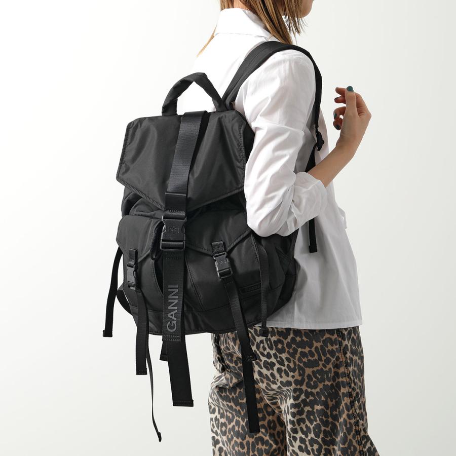 GANNI ガニー バックパック Recycled Tech Backpack A4755 A4757 GANNI ガニー バックパック Recycled Tech Backpack A4755 A4757