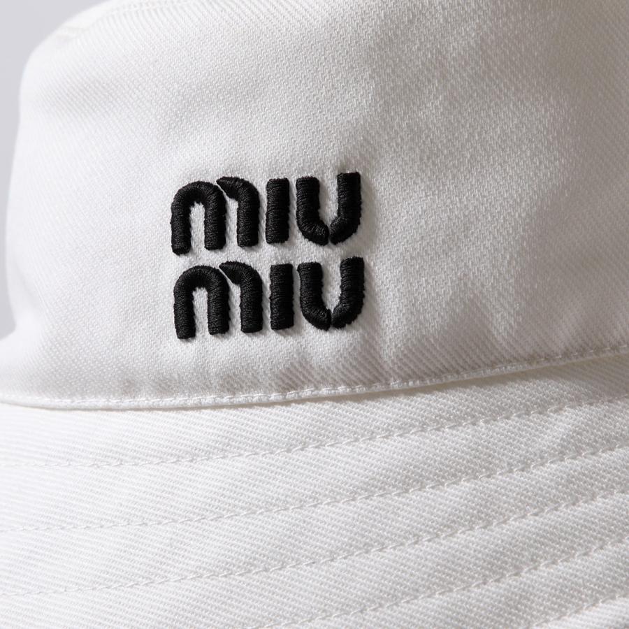 miu MIUMIU ミュウミュウ ハット 5HC341 2DXI レディース ドリル miu MIUMIU ミュウミュウ ハット 5HC341 2DXI レディース ドリル
