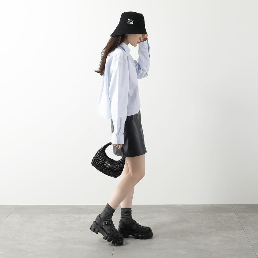 miu MIUMIU ミュウミュウ ハット 5HC341 2DXI レディース ドリル miu MIUMIU ミュウミュウ ハット 5HC341 2DXI レディース ドリル