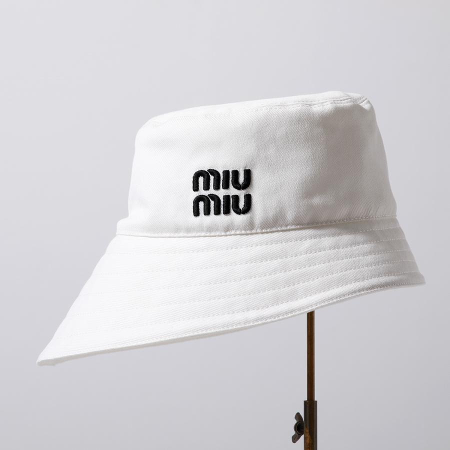 miu MIUMIU ミュウミュウ ハット 5HC341 2DXI レディース ドリル miu MIUMIU ミュウミュウ ハット 5HC341 2DXI レディース ドリル