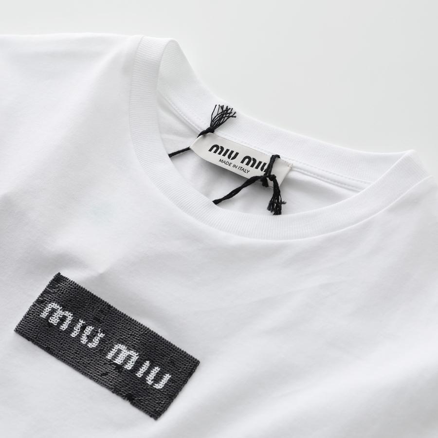miu MIUMIU ミュウミュウ Tシャツ MJN495 14AT レディース ロゴT miu MIUMIU ミュウミュウ Tシャツ MJN495 14AT レディース ロゴT