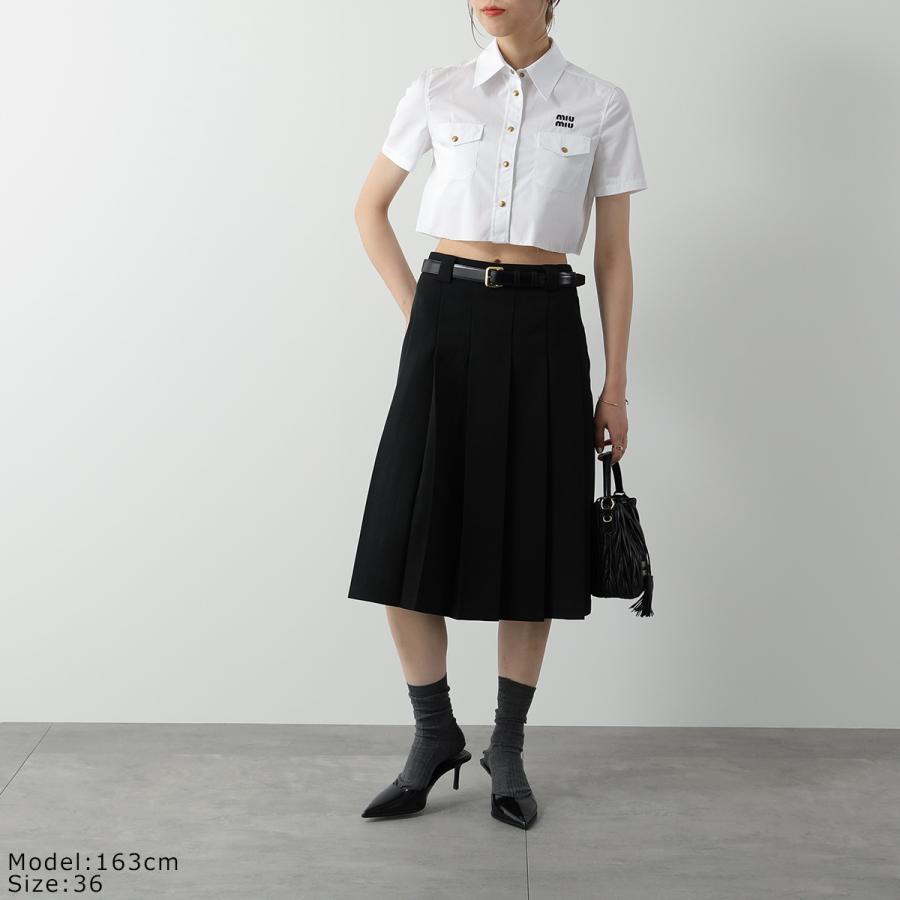 miu MIUMIU ミュウミュウ ポプリンシャツ MK1829 10RG miu MIUMIU ミュウミュウ ポプリンシャツ MK1829 10RG