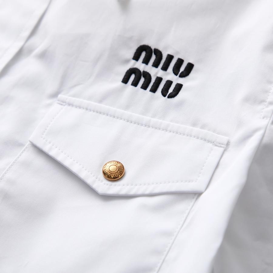 miu MIUMIU ミュウミュウ ポプリンシャツ MK1829 10RG miu MIUMIU ミュウミュウ ポプリンシャツ MK1829 10RG