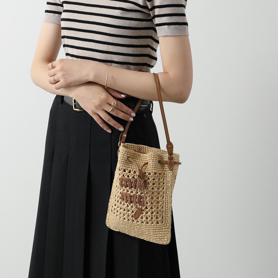 miu MIUMIU ミュウミュウ かごバッグ 5ND016 2DO1 レディース miu MIUMIU ミュウミュウ かごバッグ 5ND016 2DO1 レディース