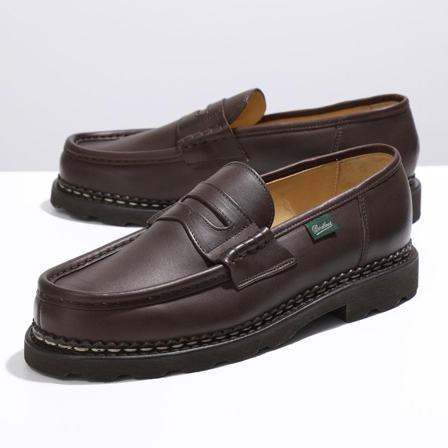 Paraboot パラブーツ ローファー 099413 REIMS ランス MARCHE II メンズ ノルヴェイジャン製法 レザー シューズ 靴 CAFEの画像
