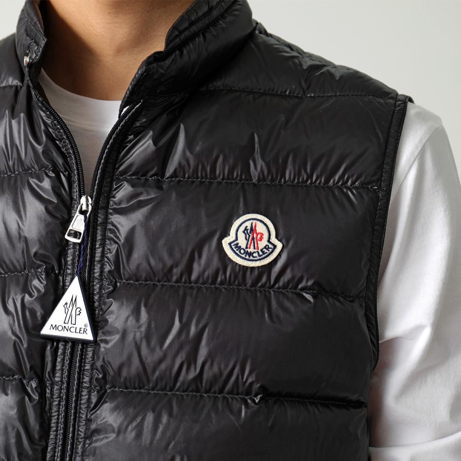 MONCLER モンクレール GUI ギー 1A10700 53029 ナイロン ダウンベスト 収納ポーチ付き 999 メンズ｜s-musee｜06