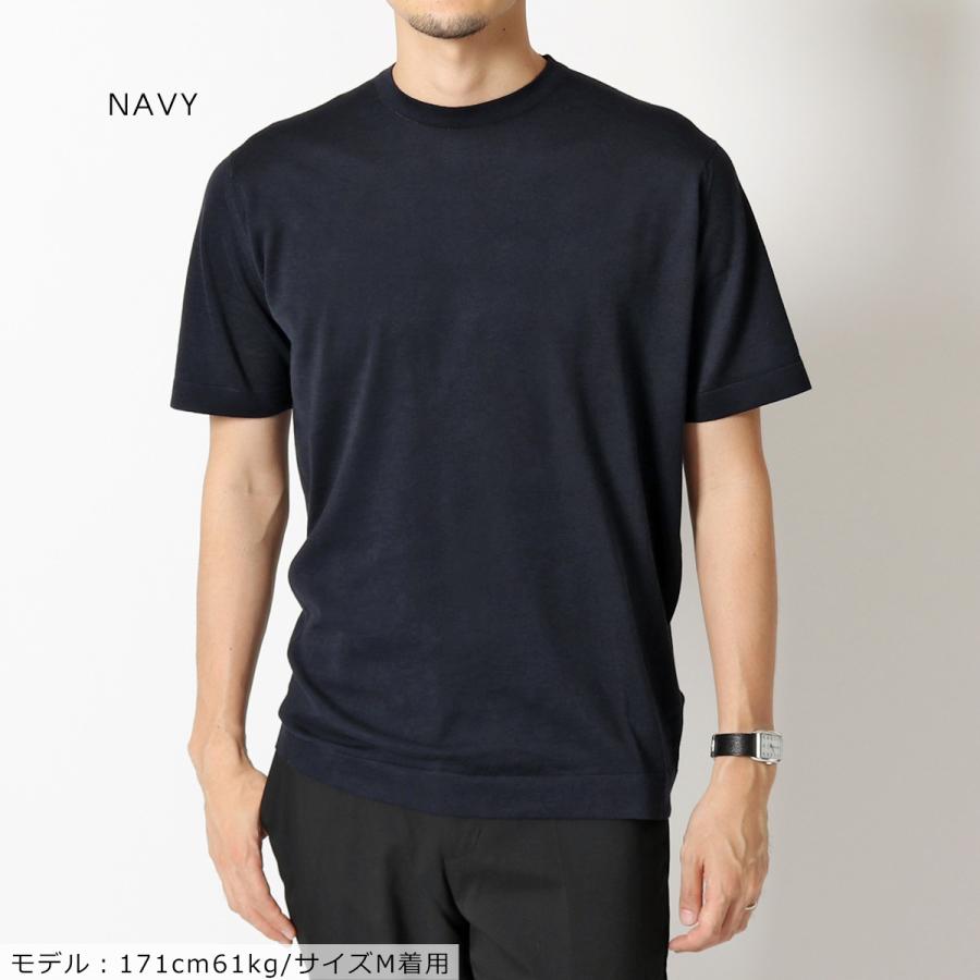 527 新品 ジョンスメドレー LORCA ウェルト 半袖ニット Tシャツ M JOHN SMEDLEY（ジョンスメドレー） ニット セーター LORCA ロルカ