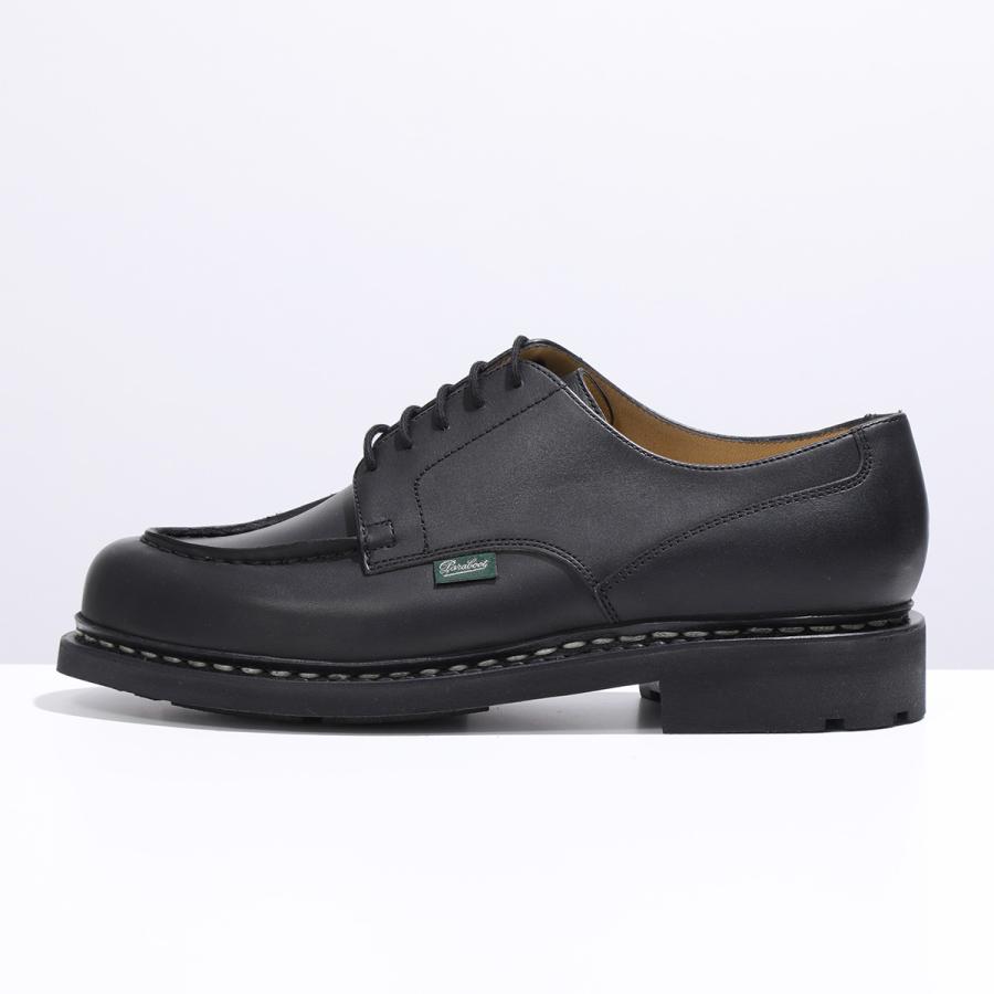 Paraboot  パラブーツ レザーシューズ 710709 CHAMBORD シャンボード メンズ Uチップ ノルヴェイジャン製法 TEX SOLE 靴 NOIRの画像