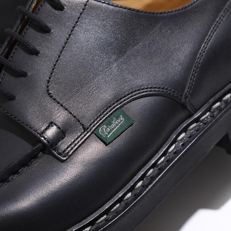 Paraboot  パラブーツ レザーシューズ 710709 CHAMBORD シャンボード メンズ Uチップ ノルヴェイジャン製法 TEX SOLE 靴 NOIRの画像