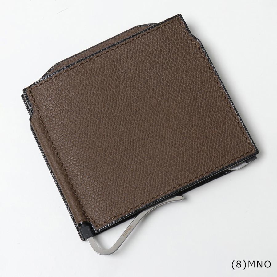 ✨箱・袋付き美品✨ヴァレクストラ　マネークリップ・カードケース　レザー　ブラック Brandol / Valextra ヴァレクストラ 折り財布 レザー GRIP