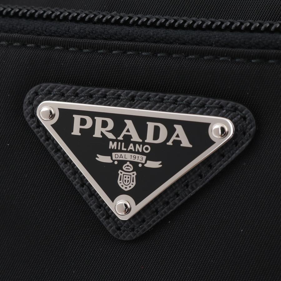 PRADA プラダ バッグ 2NA819 064 トラベルポーチ三角ロゴ金具プレート F0002 TESSUTO ナイロン セカンドバッグ