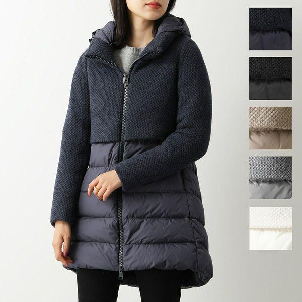 HERNO ヘルノ ダウンコート PI0822D 33220 レディース ニット切替 
