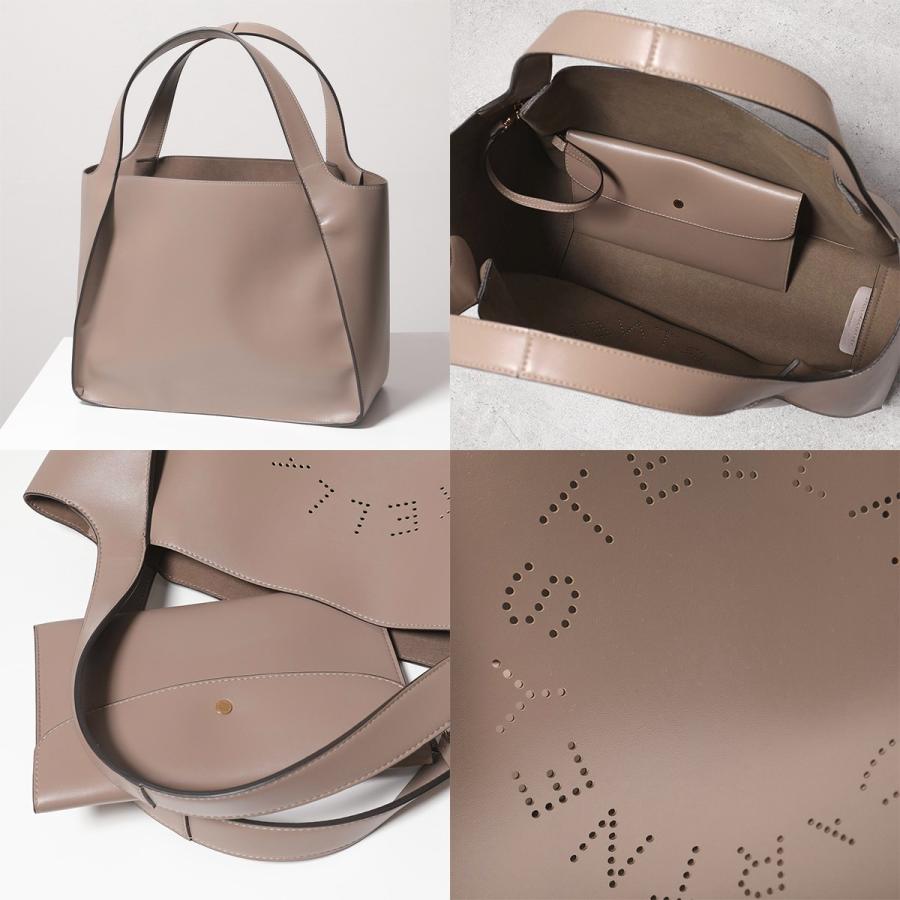 STELLA McCARTNEY ステラマッカートニー トートバッグ TOTE LOGO ステラロゴ 502793 W8542 W9923 WP0057 レディース パンチングロゴ ポーチ付き 鞄｜s-musee｜23