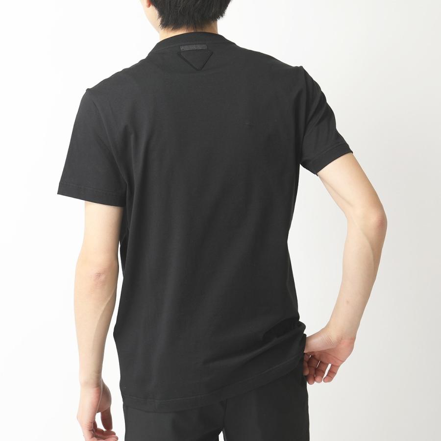 Prada プラダ 3枚組 Ujm492 Ilk F0002 Nero 3枚セット パックt 半袖 Tシャツ カットソー クルーネック 無地 ロゴt タグ 三角パッチ メンズ インポートセレクト Musee 通販 Yahoo ショッピング