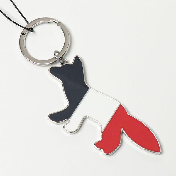 MAISON KITSUNE マルチカラー フォックス キーチェーン MAISON KITSUNE マルチカラー フォックス キーチェーン