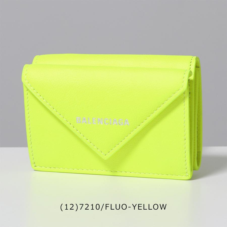 BALENCIAGA バレンシアガ 三つ折り財布 PAPER ZA MINI WALLET ペーパーミニウォレット 391446 DLQ0N 18D3N DLRBN レディース レザー ミニ財布 カラー15色｜s-musee｜28