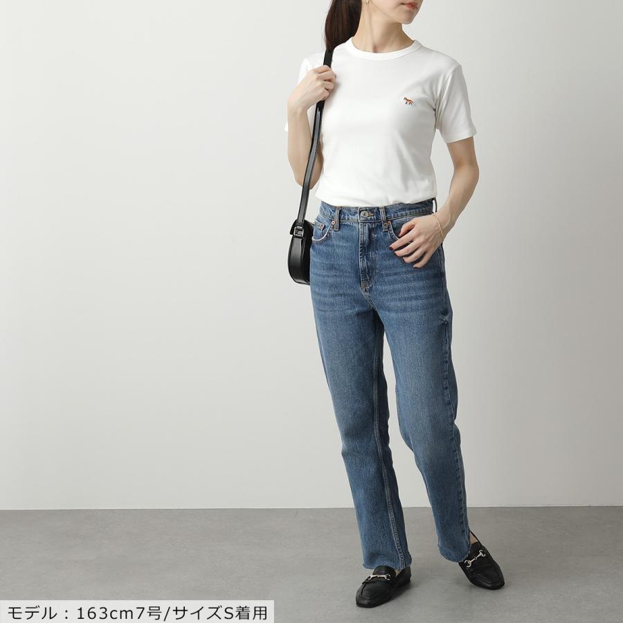 MAISON KITSUNE メゾンキツネ PROFILE FOX PATCH フォックスパッチTシャツ FW00140KJ0012 ホワイト M MAISON KITSUNE（メゾン キツネ） FW00140KJ0012 PROFILE FOX PATCH