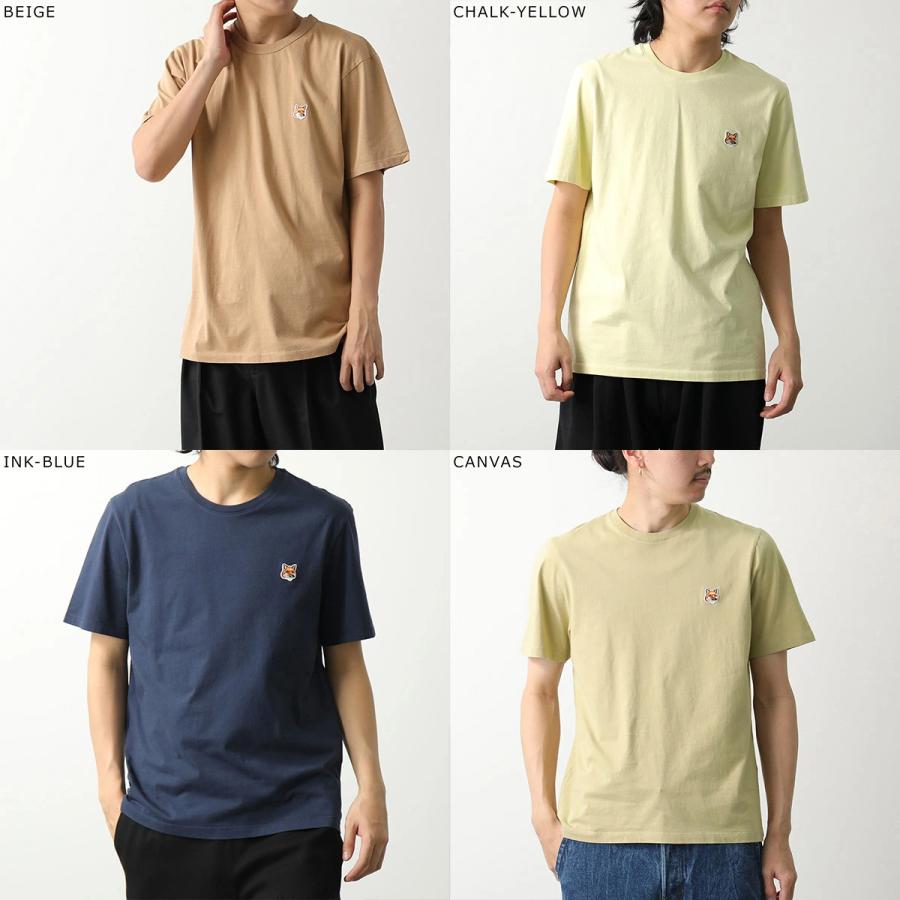 MAISON KITSUNE（メゾン キツネ） Tシャツ FOX HEAD ナチュラル