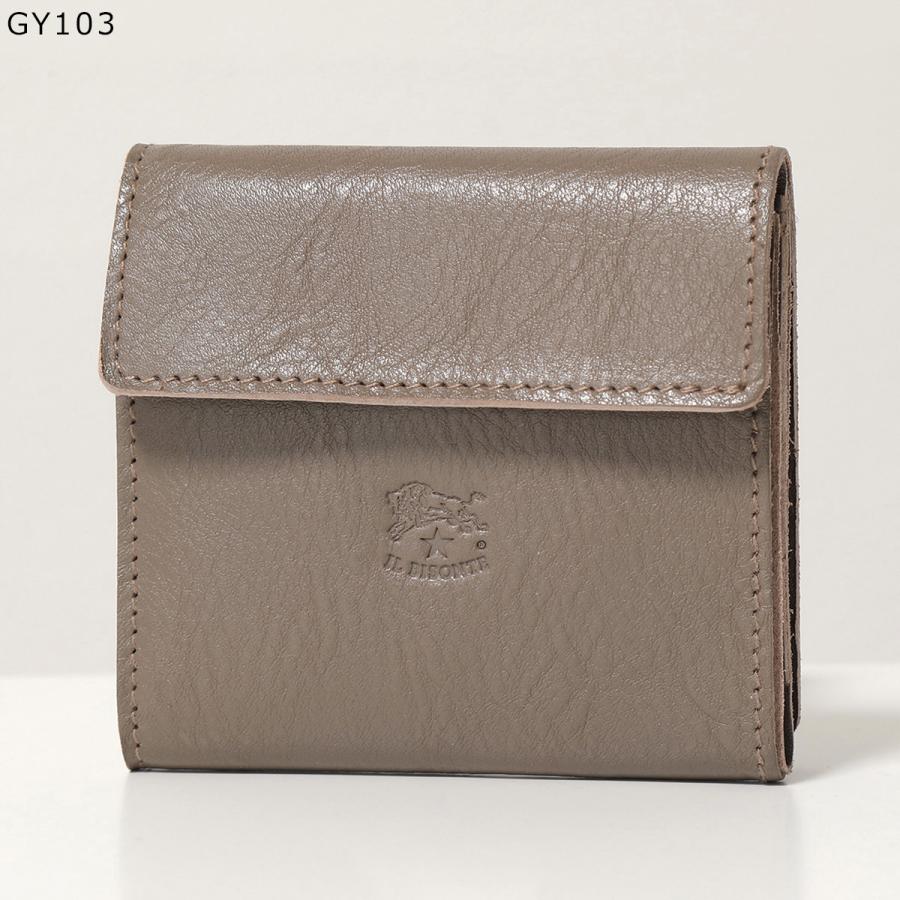 ILBISONTE イルビゾンテ 二つ折り財布 SMW022 PV0005 PV0001 レディース レザー スモール ミニ財布 小銭入れあり カラー10色の画像