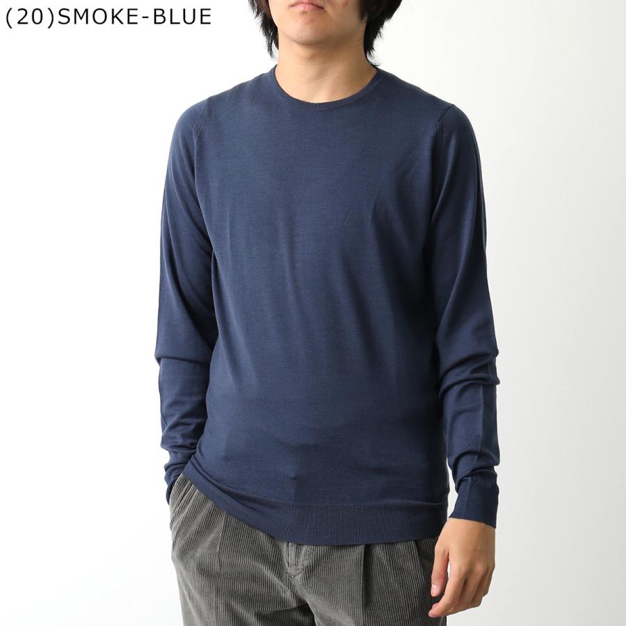 JOHN SMEDLEY ジョンスメドレー クルーネック インディゴ XXL